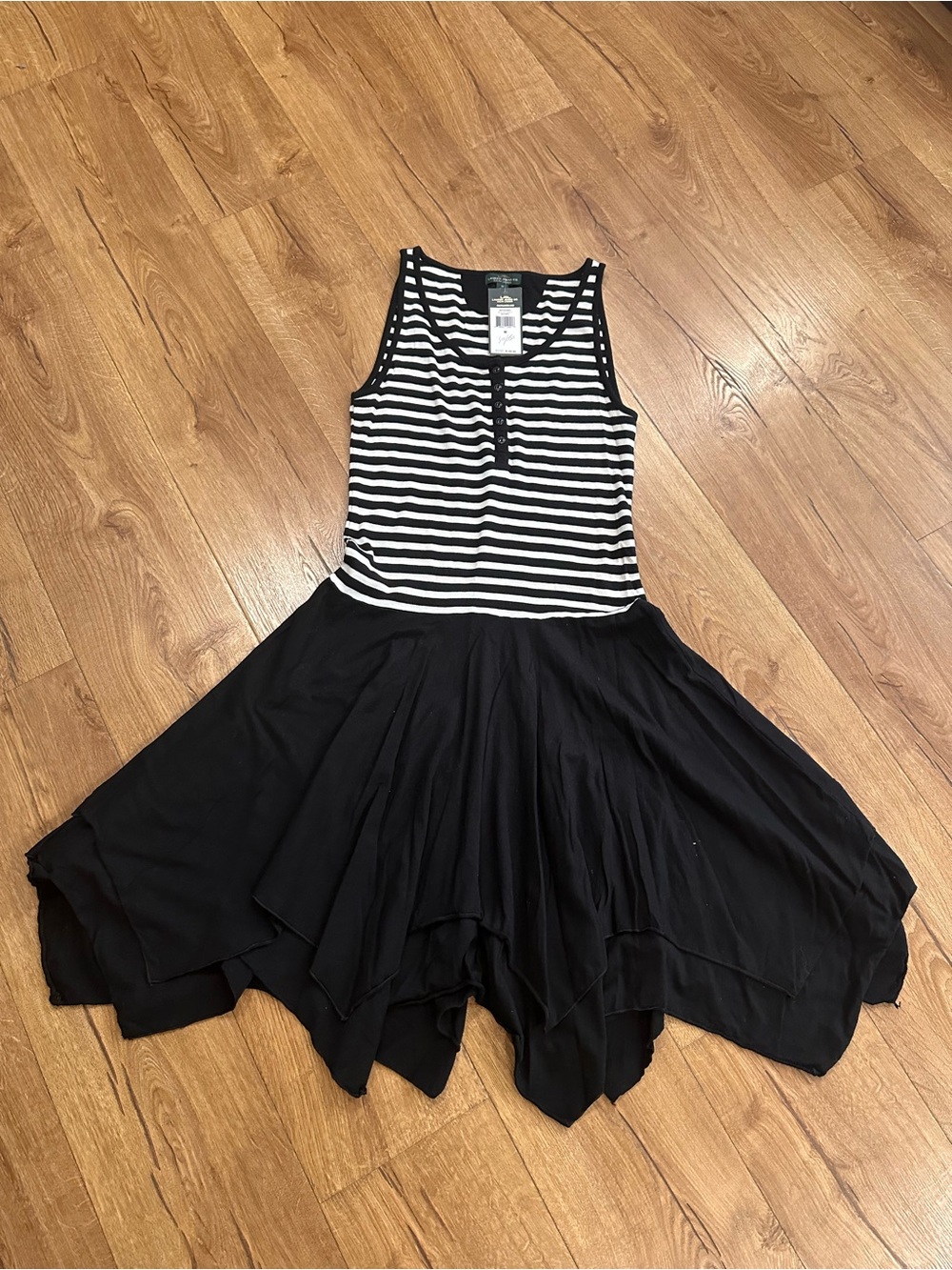 Ralph Lauren Black & White Striped dress